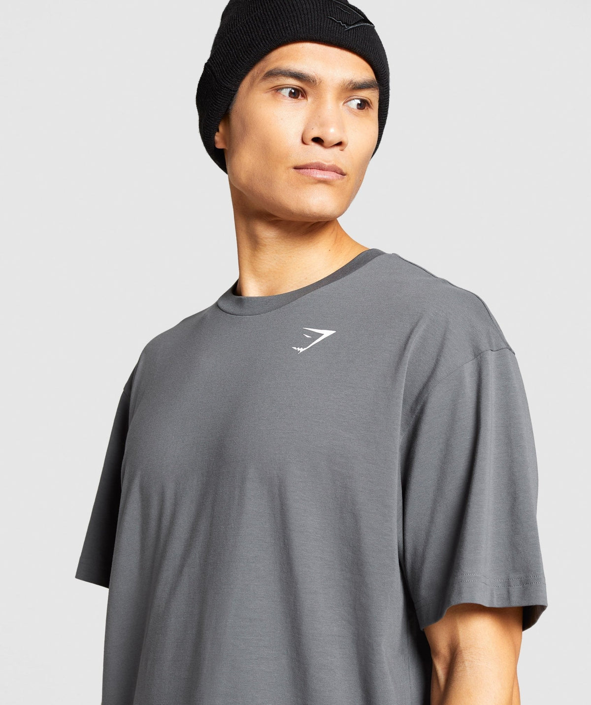 Gymshark Essential Oversized Tee - Charcoal