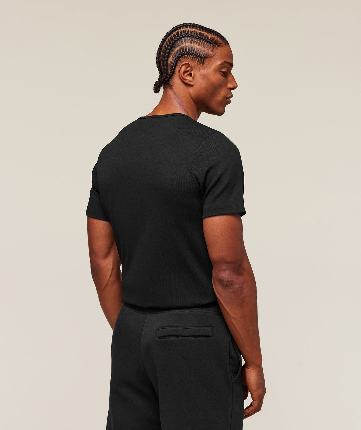 Gymshark Premium Ribbed Tee - Black