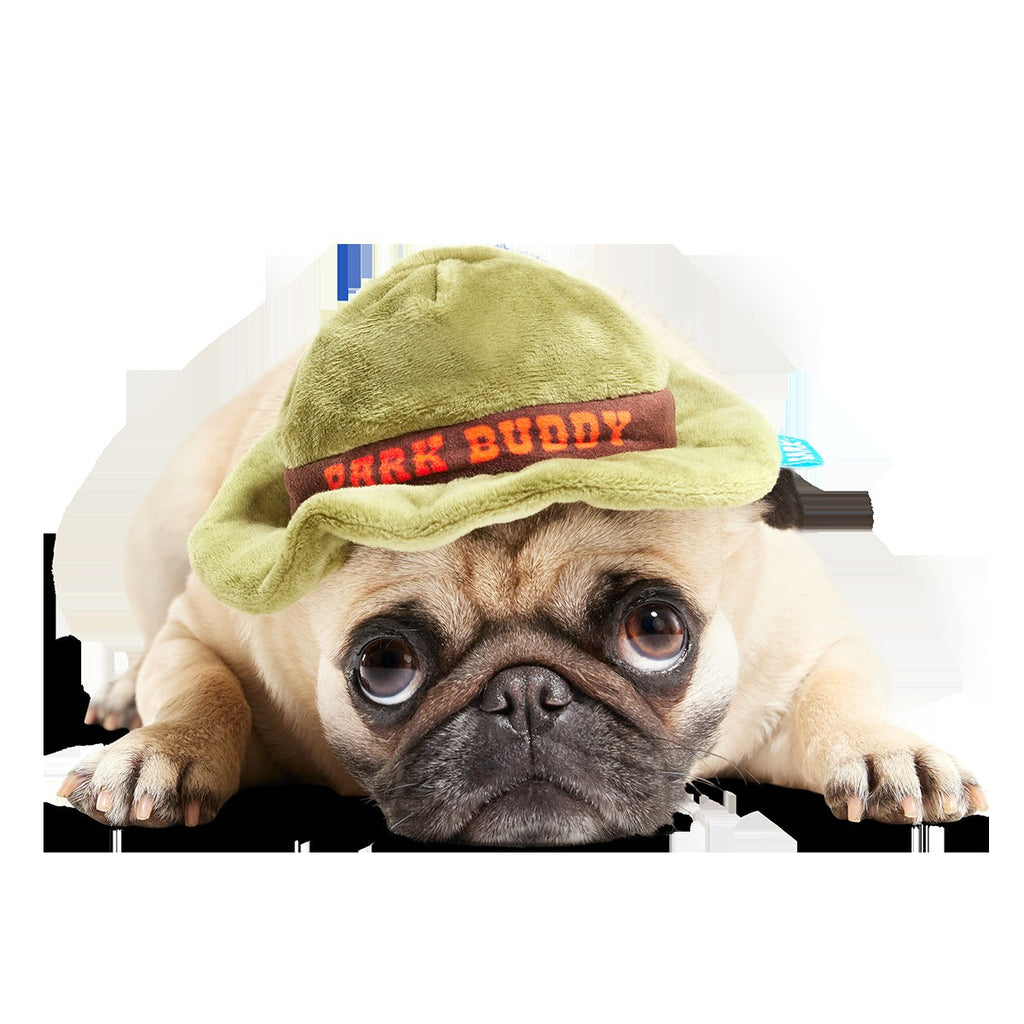 Park Buddy Hat Plush Wearable Dog Toy