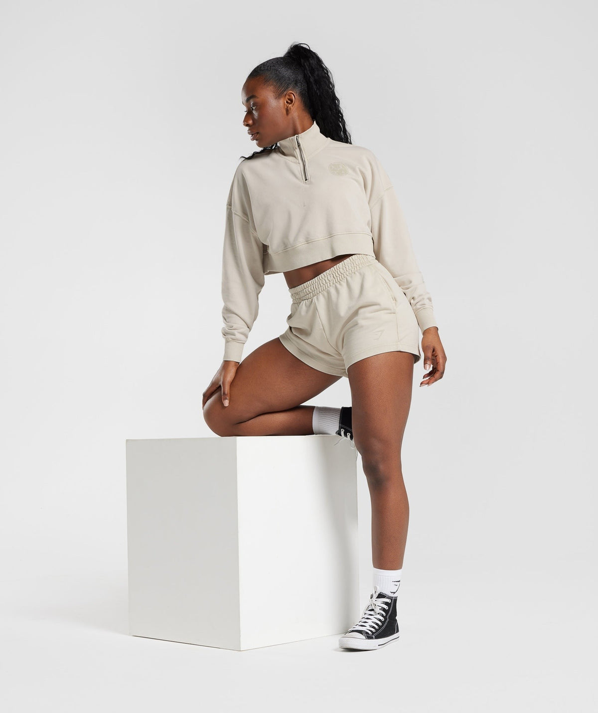 Gymshark Collegiate Short - Brown