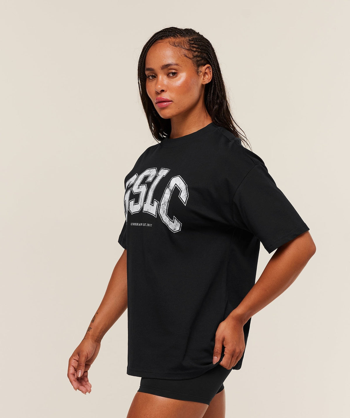 Gymshark GSLC Lifting Club Short Sleeve Tee - Black