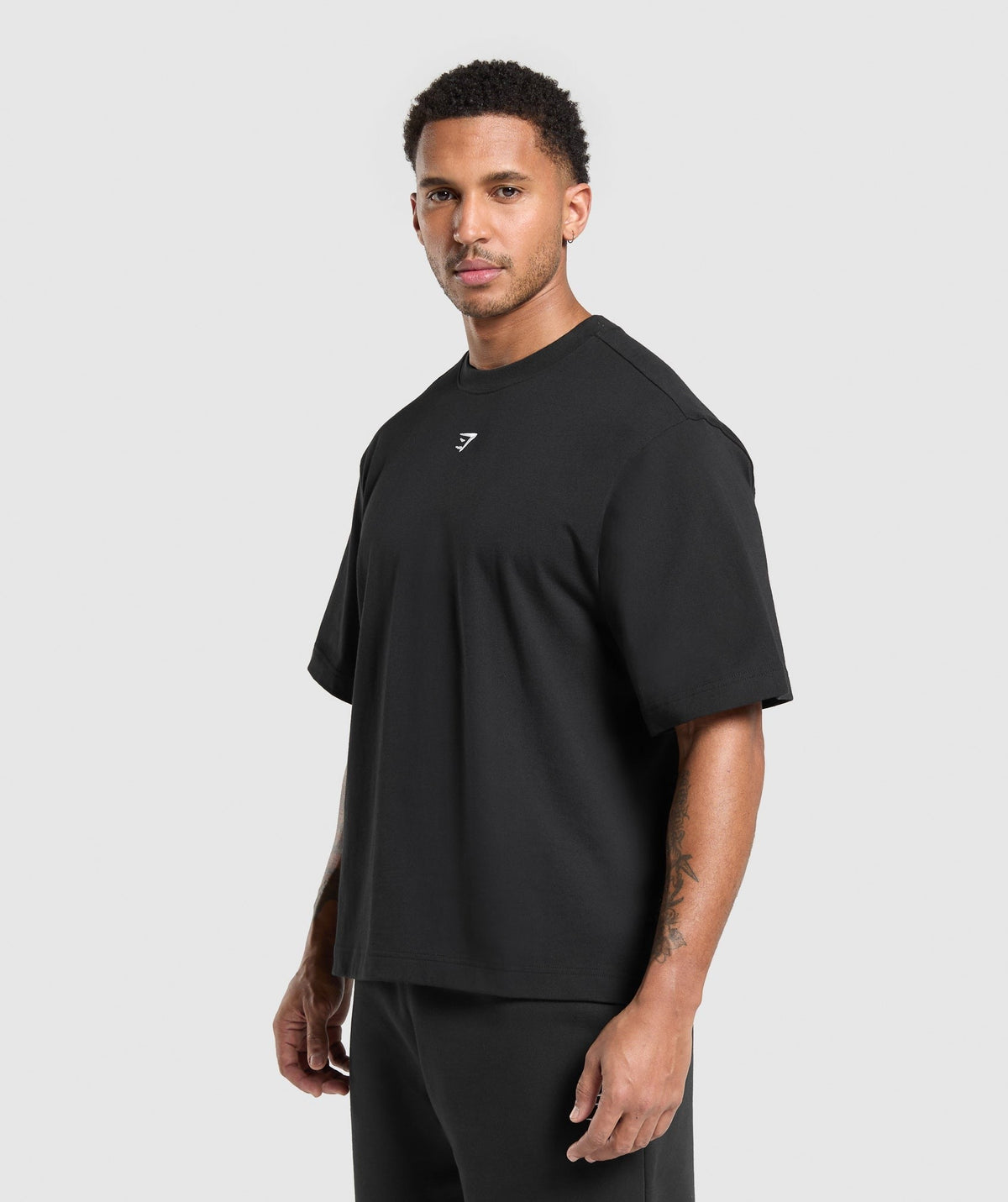 Gymshark Rest Day Essentials Boxy Tee - Black
