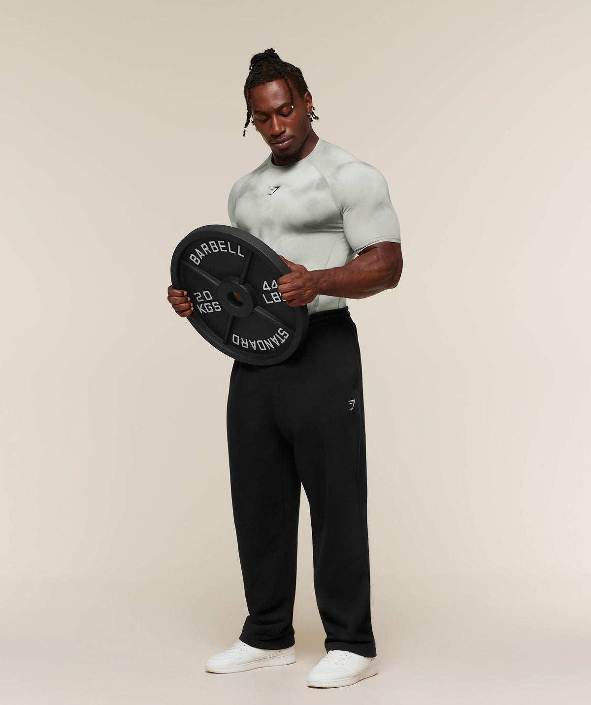 Gymshark Element Baselayer Tee - Light Grey