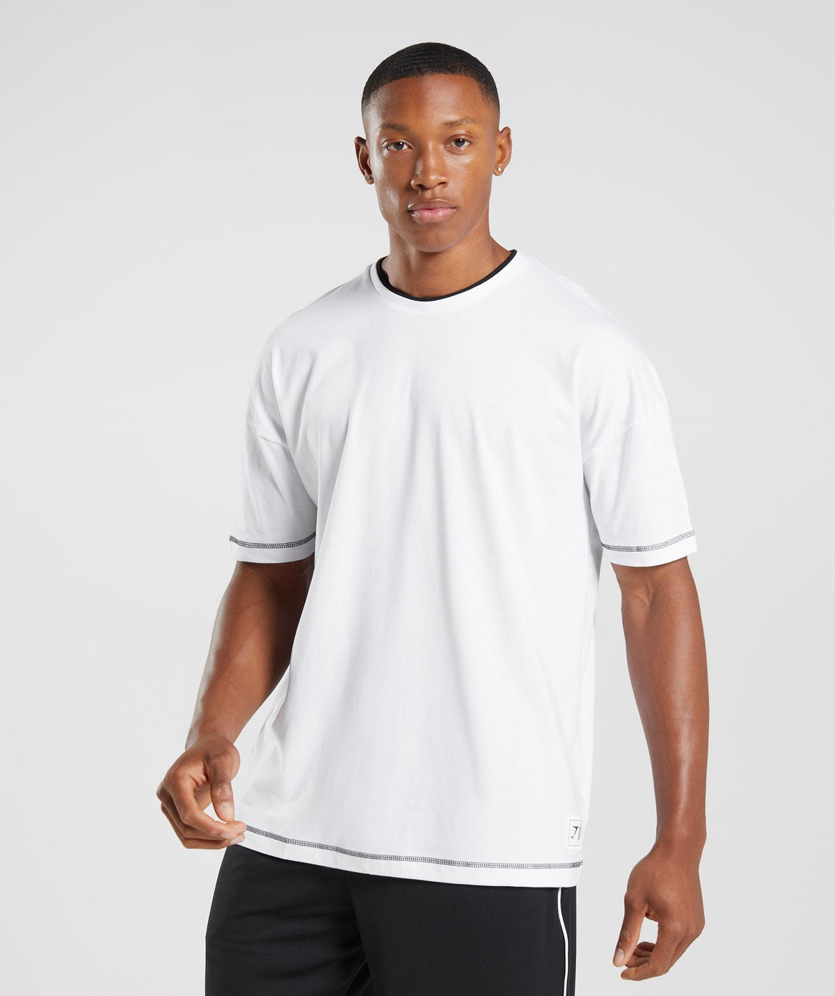 Gymshark Recess Tee - White/Black