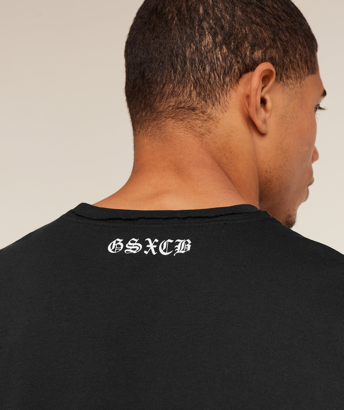 Gymshark GS x Carlos Cut off Tee - Black
