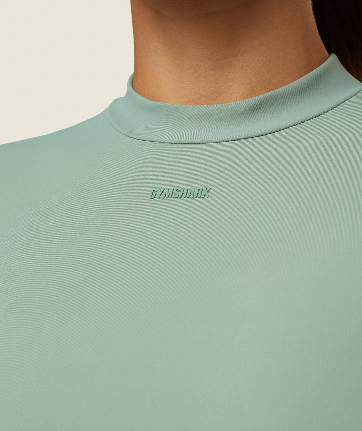 Gymshark everywear Cropped Active Tee - Dollar Green