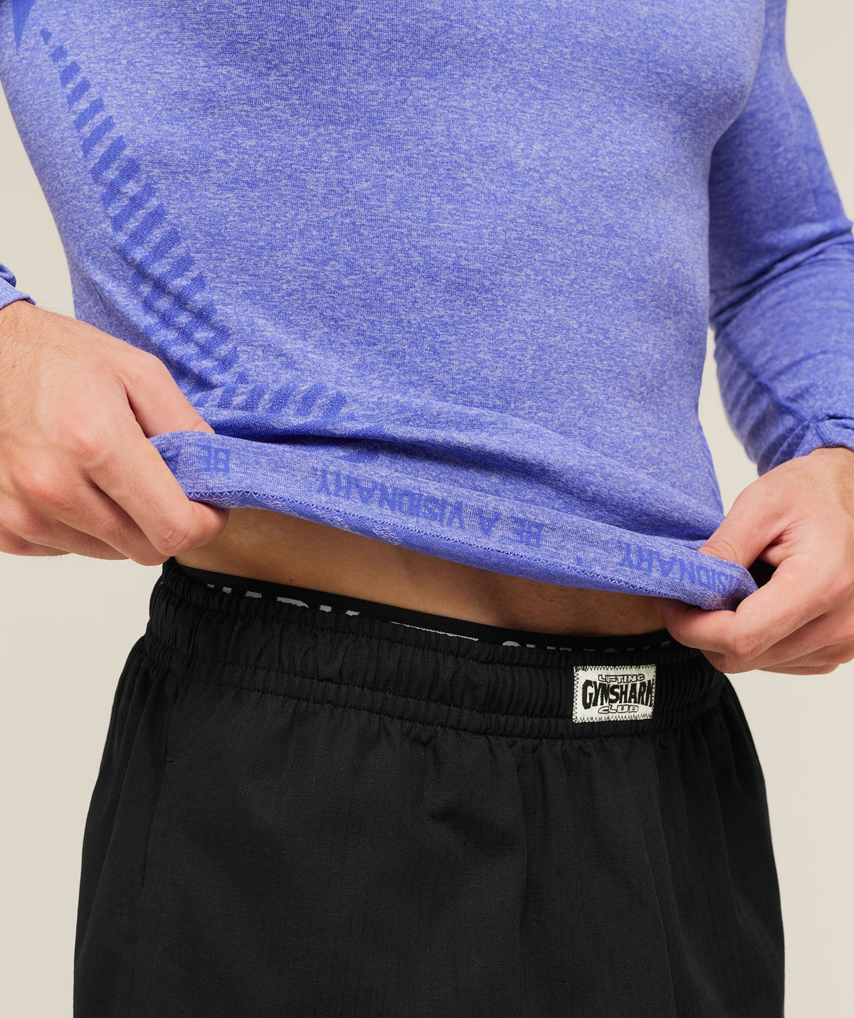Gymshark Devant Seamless Long Sleeve Tee - Amethist
