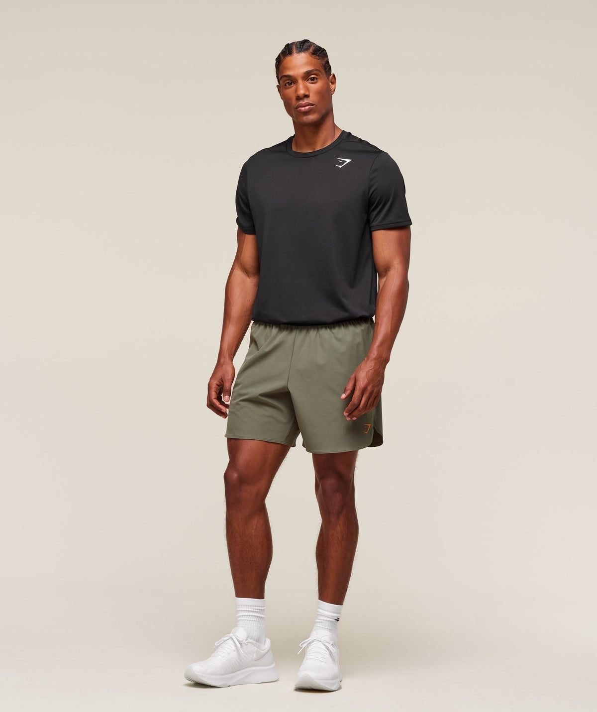 Gymshark Fit Repeat 6" Shorts - Base Green