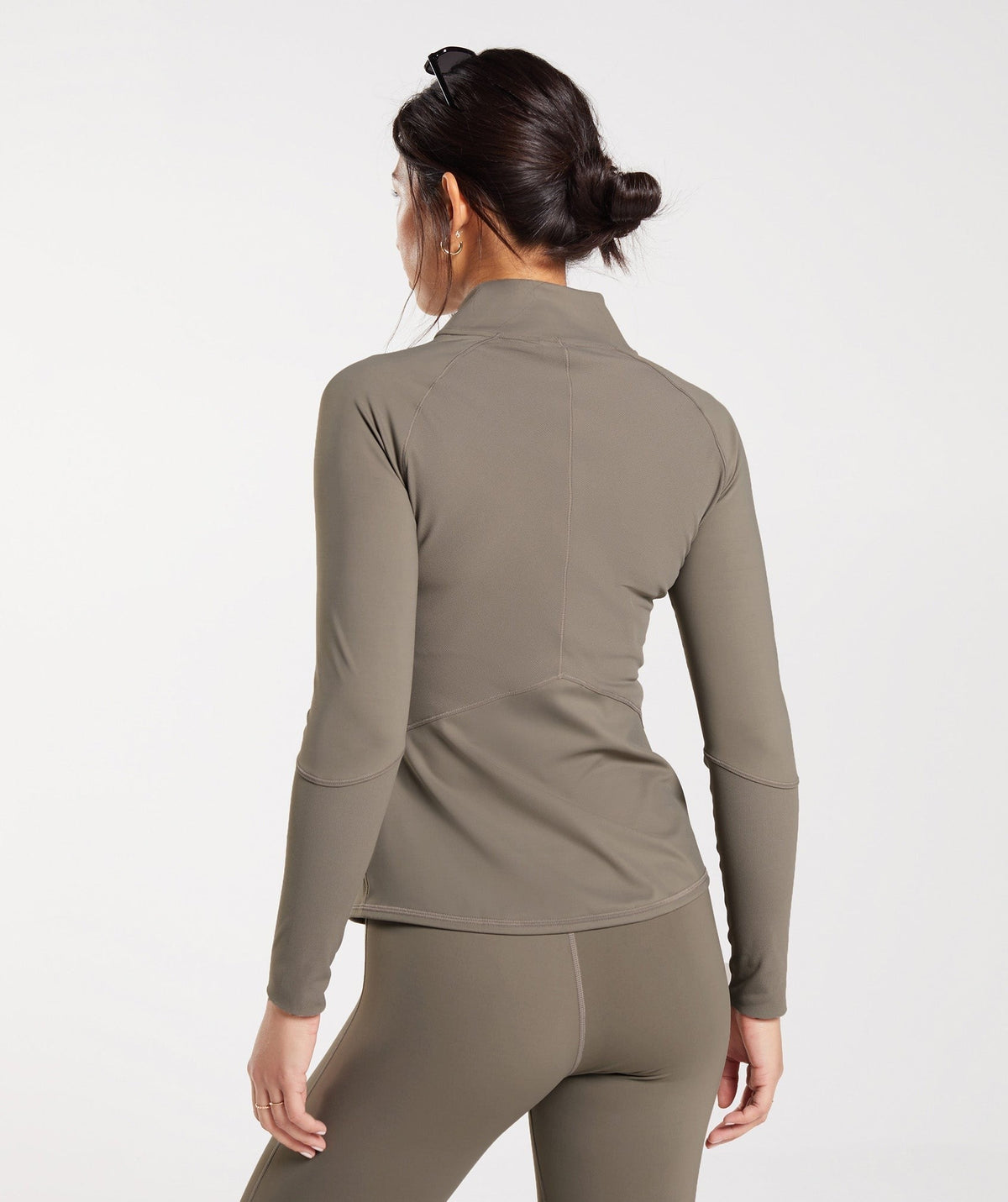 Gymshark Elevate Zip Up - Brown