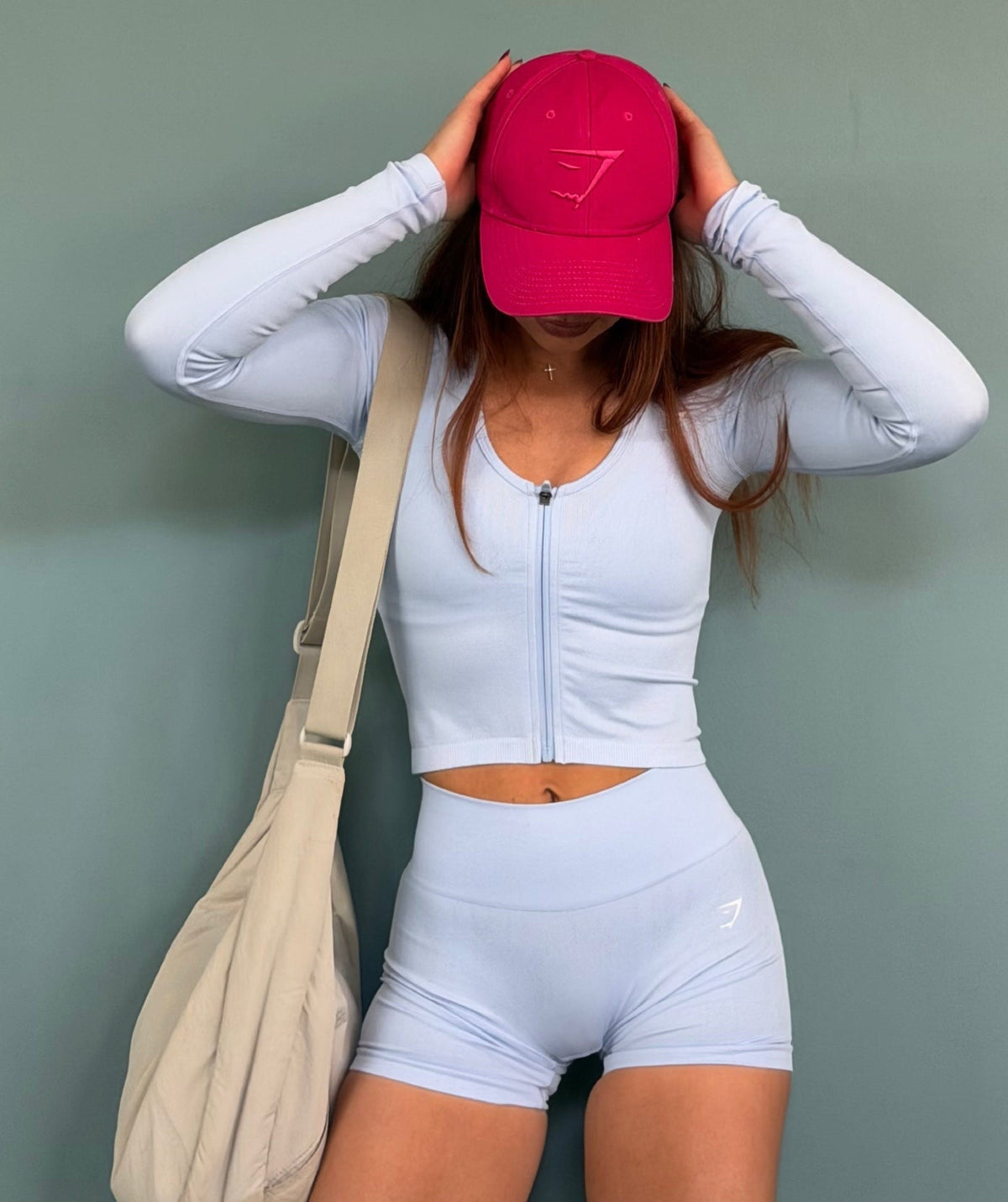 Gymshark Adapt Solid Jacket - Tranquil Blue