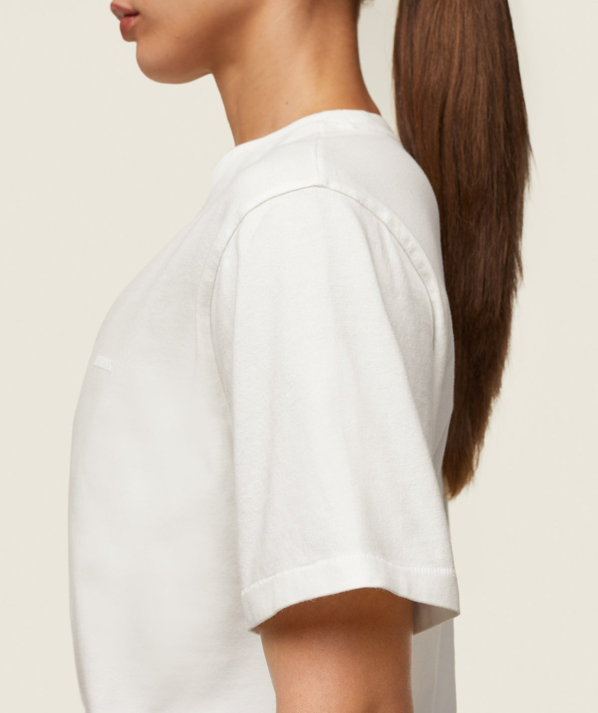 Gymshark Comfort Regular SS Top - Soft White