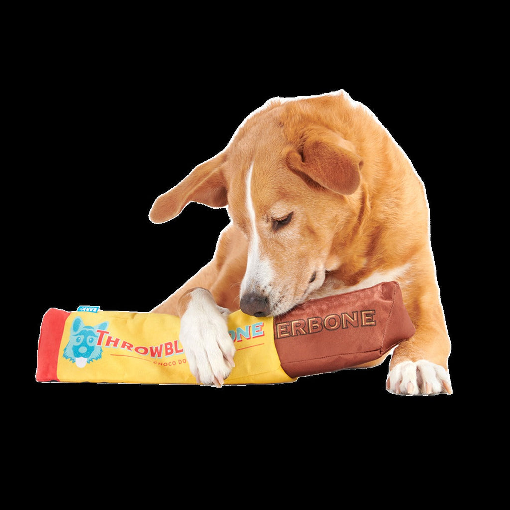 ThrowblerBone Plush Extra-Large + Multi-Part + Enrichment Dog Toy