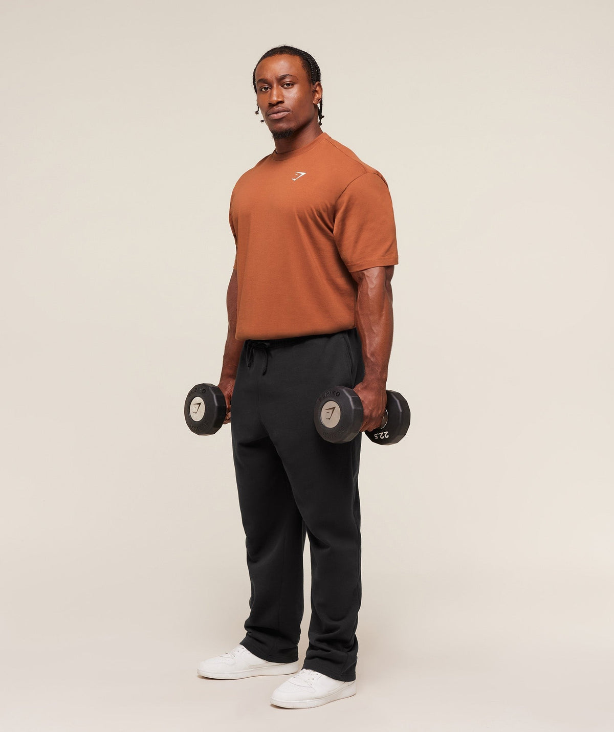 Gymshark Essential Short Sleeve Tee - Spiced Brown