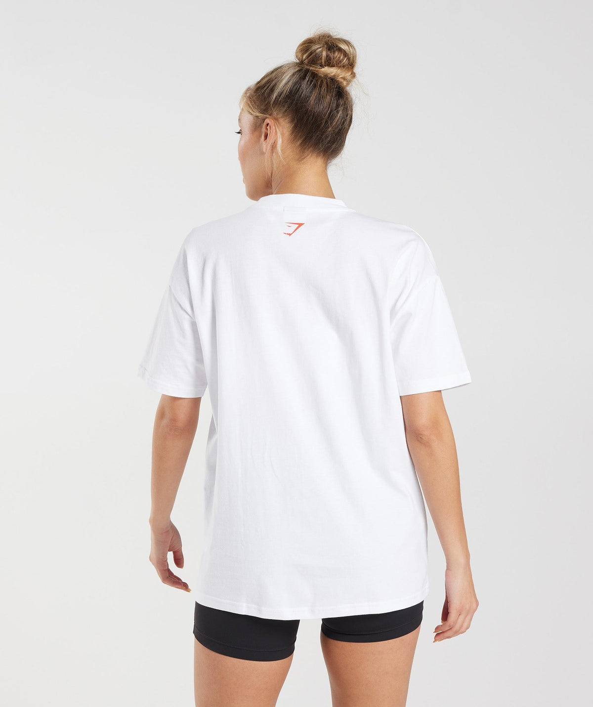 Gymshark Retro Graphic Oversized Tee - White
