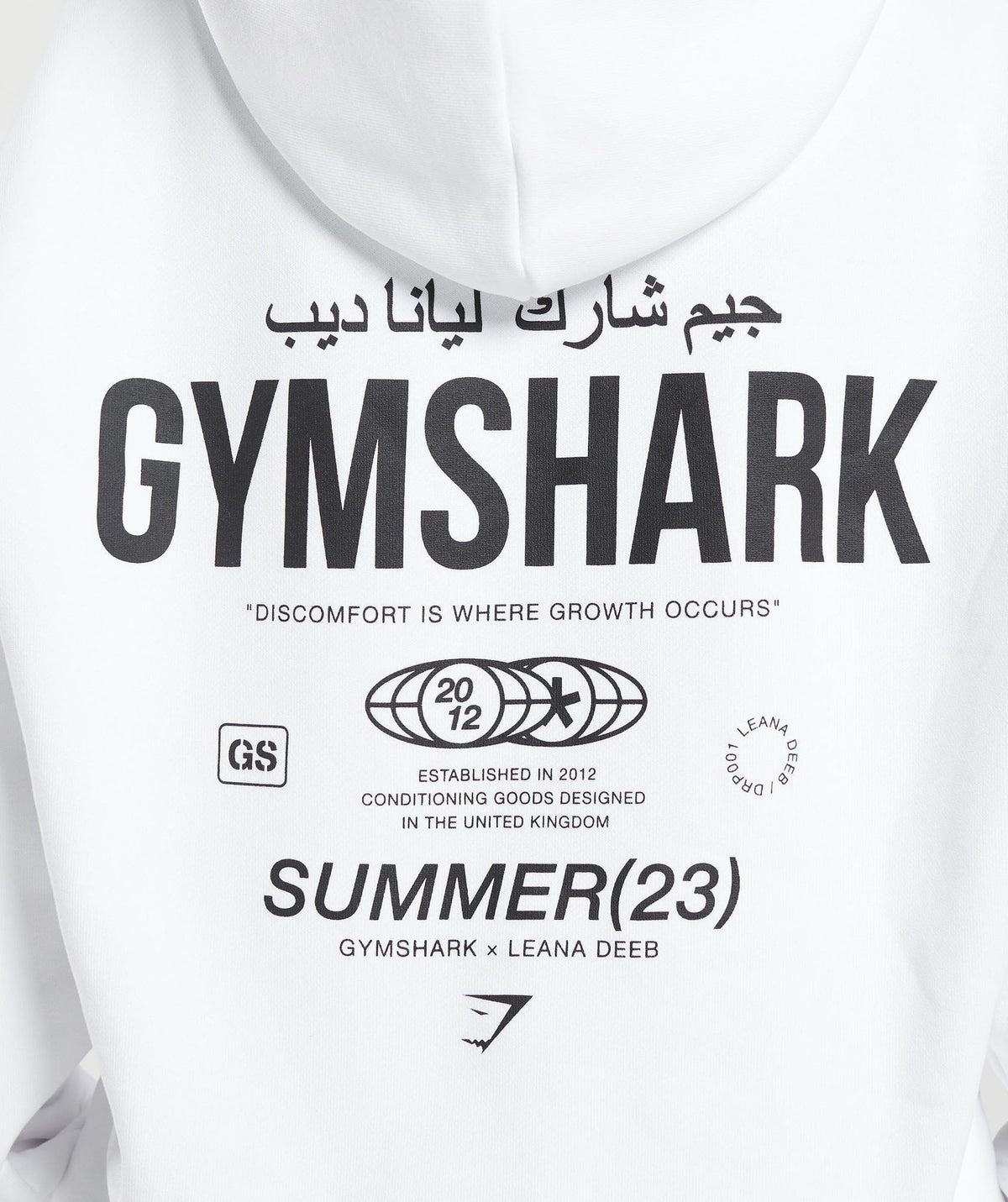 Gymshark x Leana Deeb Oversized Hoodie - White