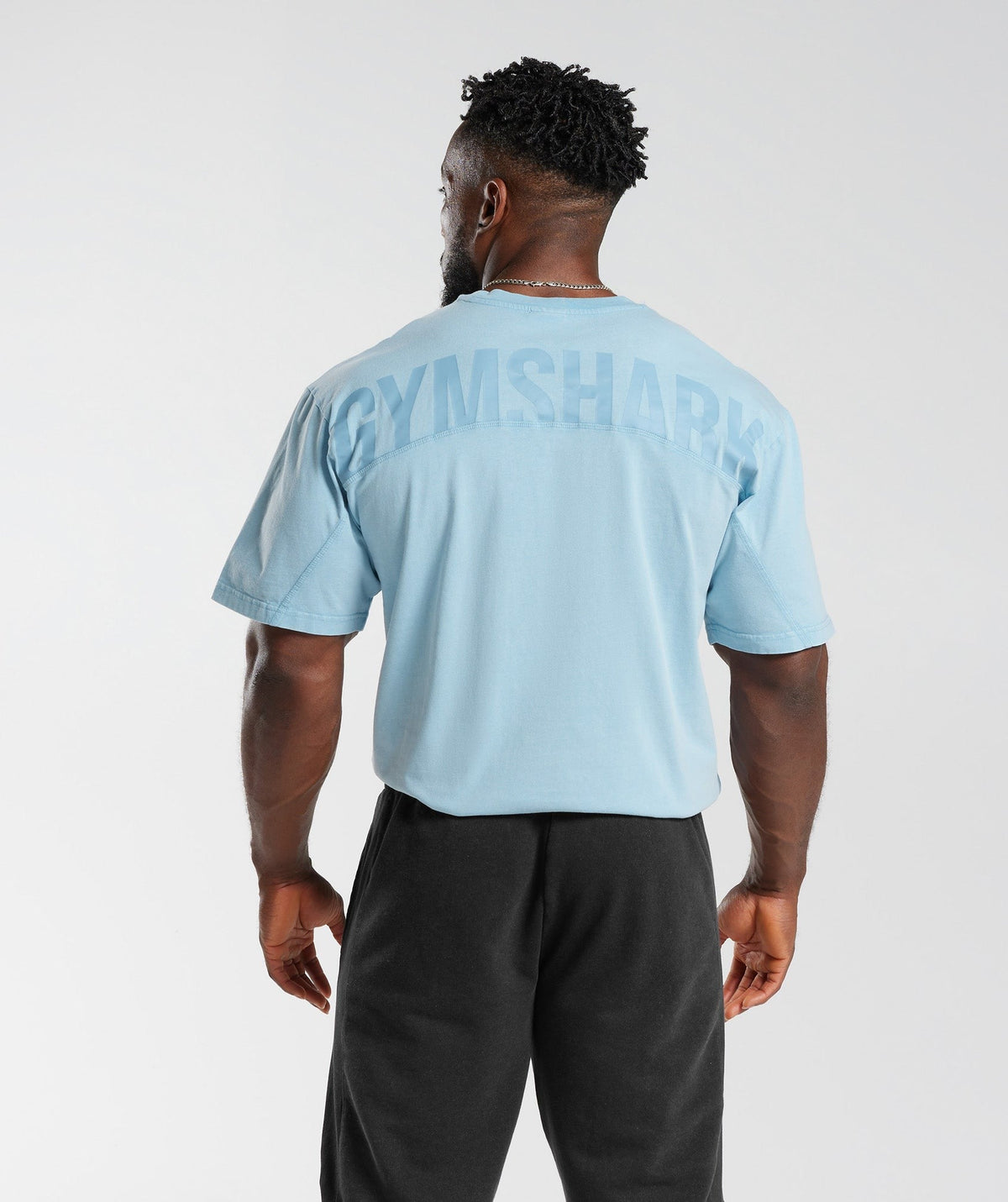 Gymshark Power Washed Tee - Ozone Blue