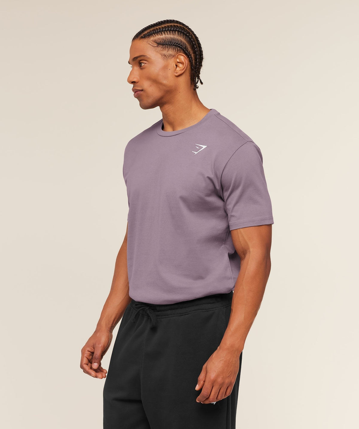 Gymshark Crest Tee - Dusk Purple