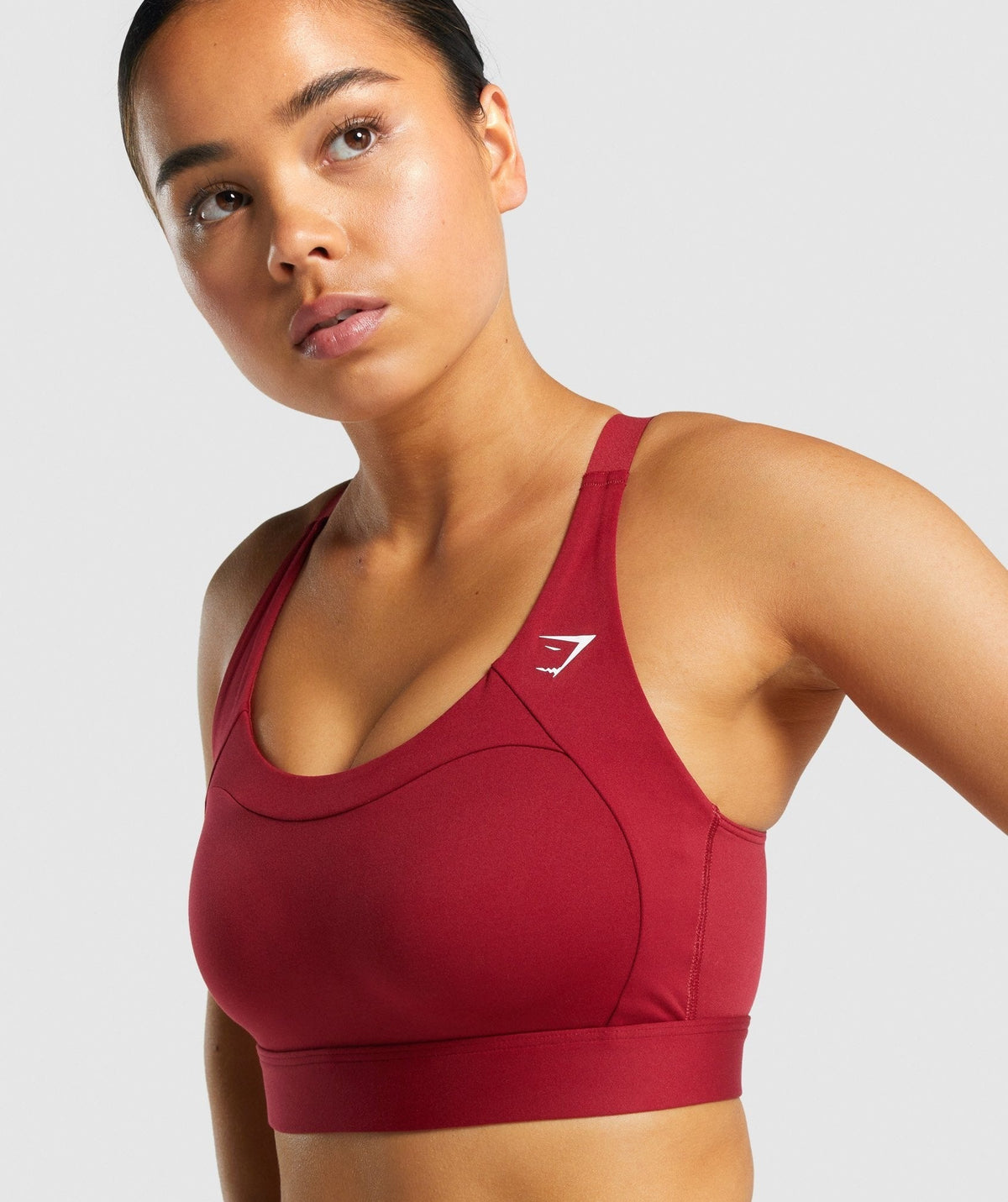 Gymshark Racer Back Sports Bra - Red
