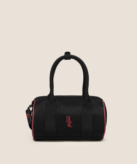 Gymshark x Analis Mini Barrel Bag - Black/Carmine Red