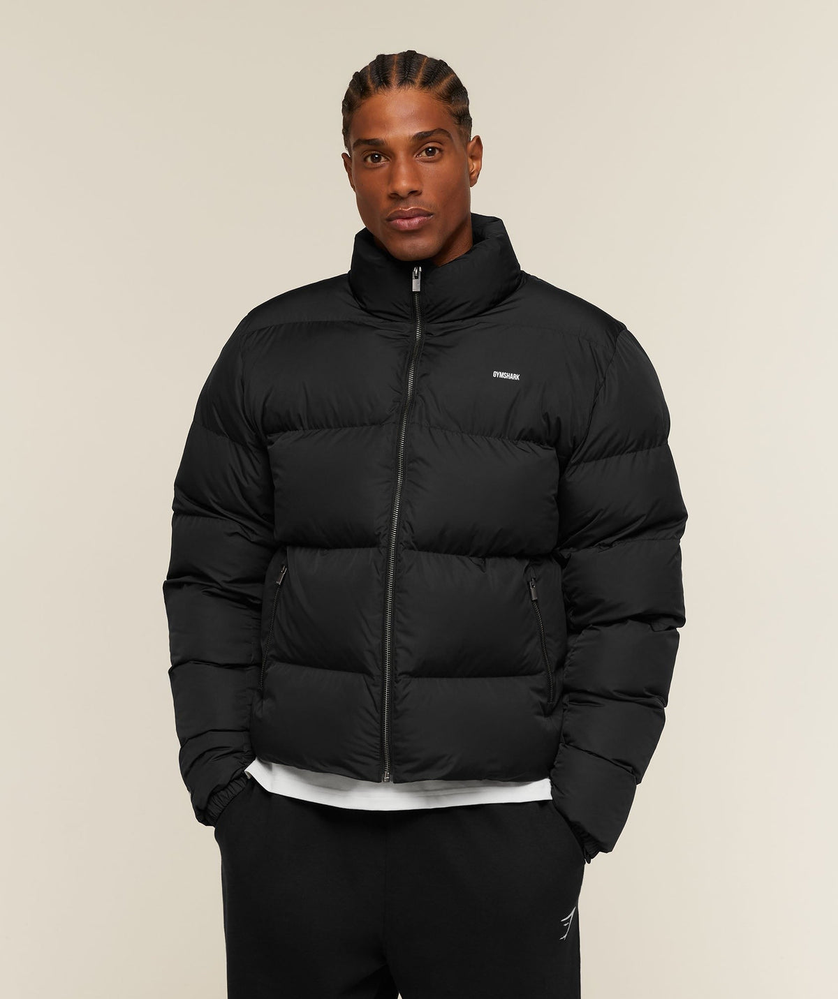 Gymshark Puffer Jacket - Black