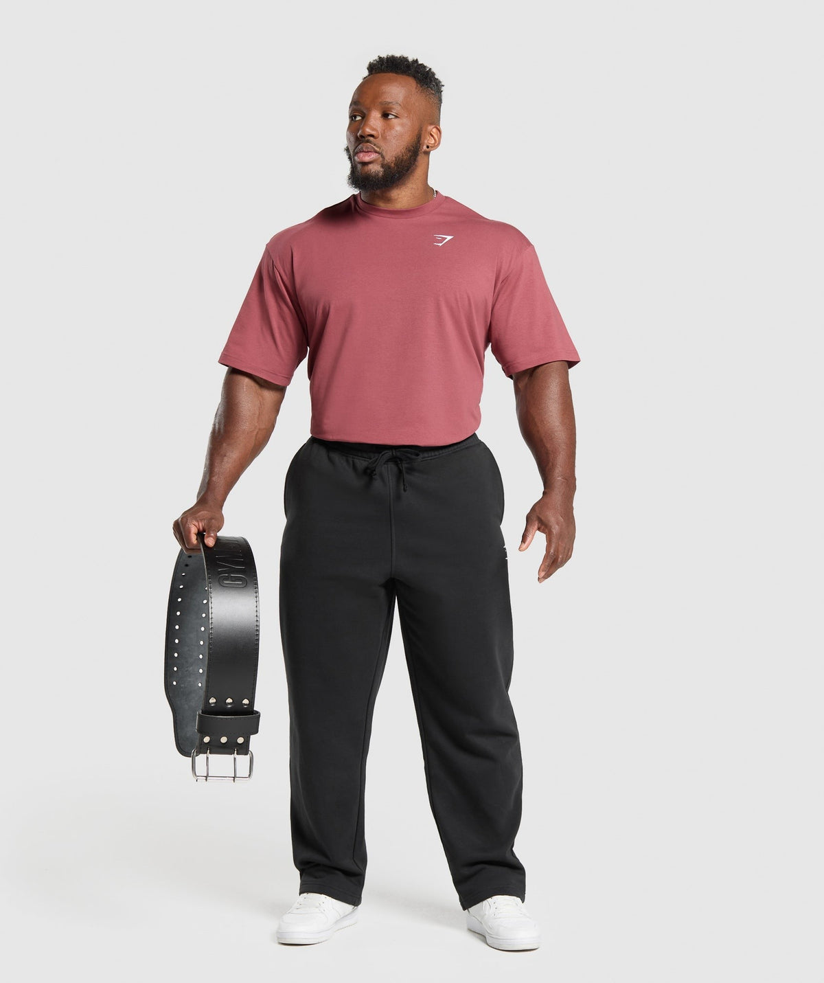 Gymshark Essential Short Sleeve Tee - Washed Berry Pink