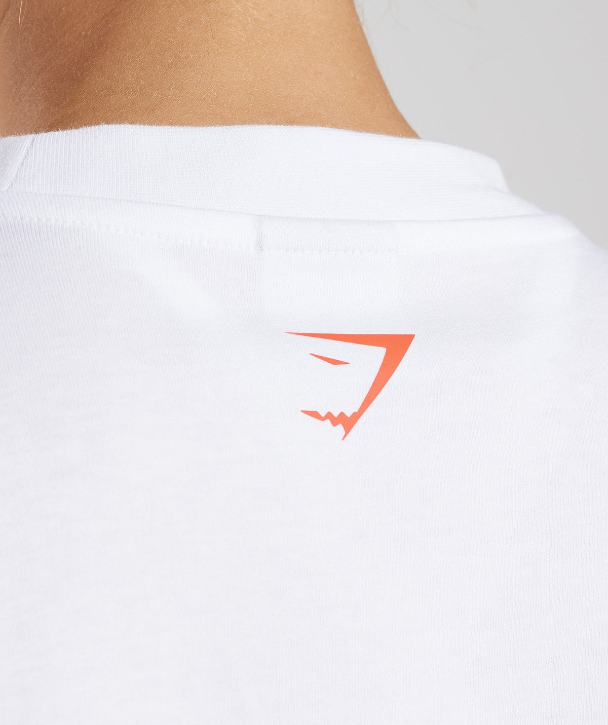 Gymshark Retro Graphic Oversized Tee - White