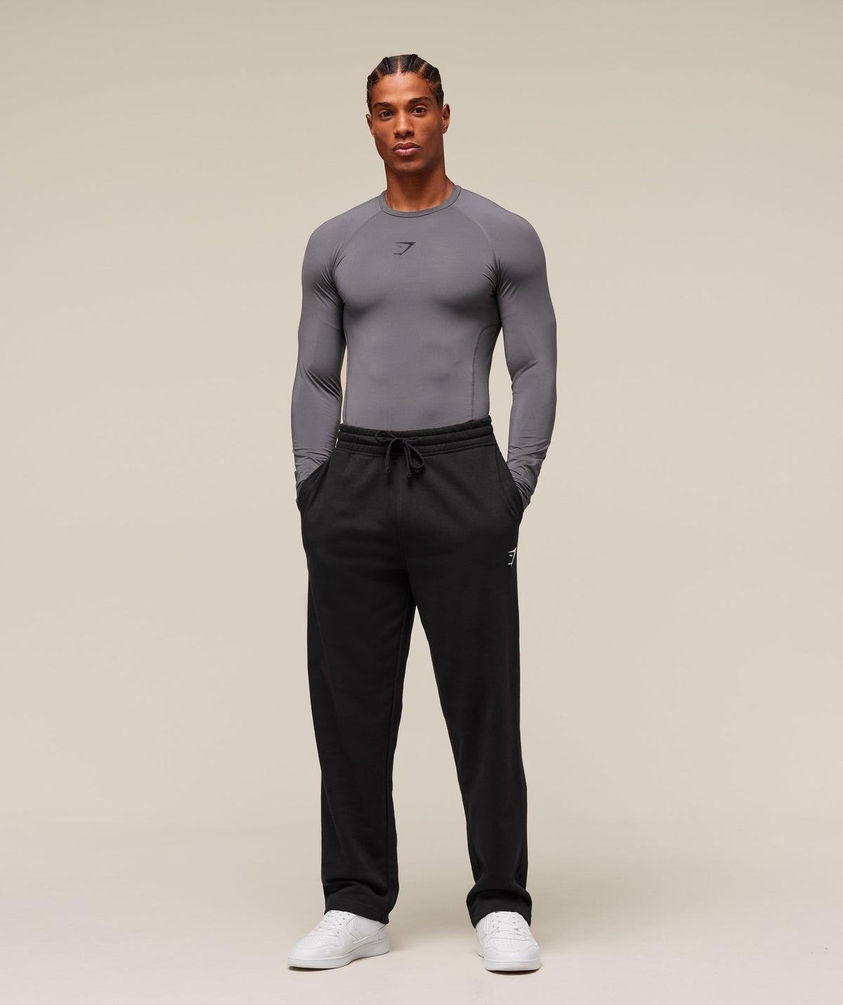 Gymshark Element Baselayer Long Sleeve Tee - Dark Grey