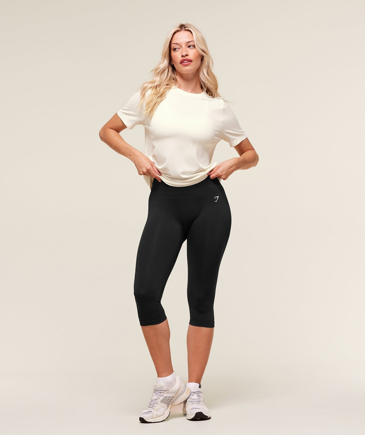 Gymshark Everyday Seamless Tee - Soft White