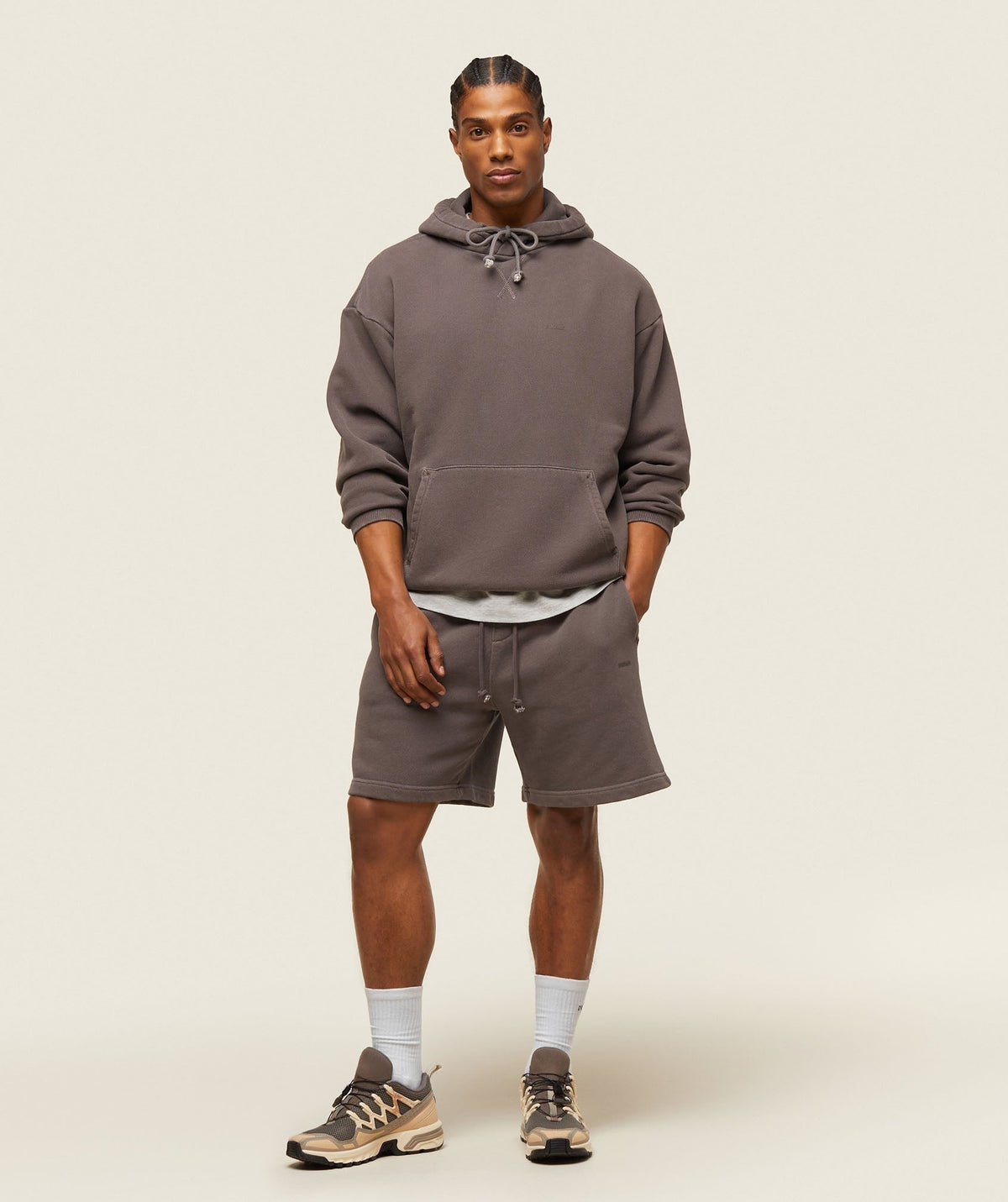 Gymshark Lifestyle Relaxed Hoodie - Archive Brown