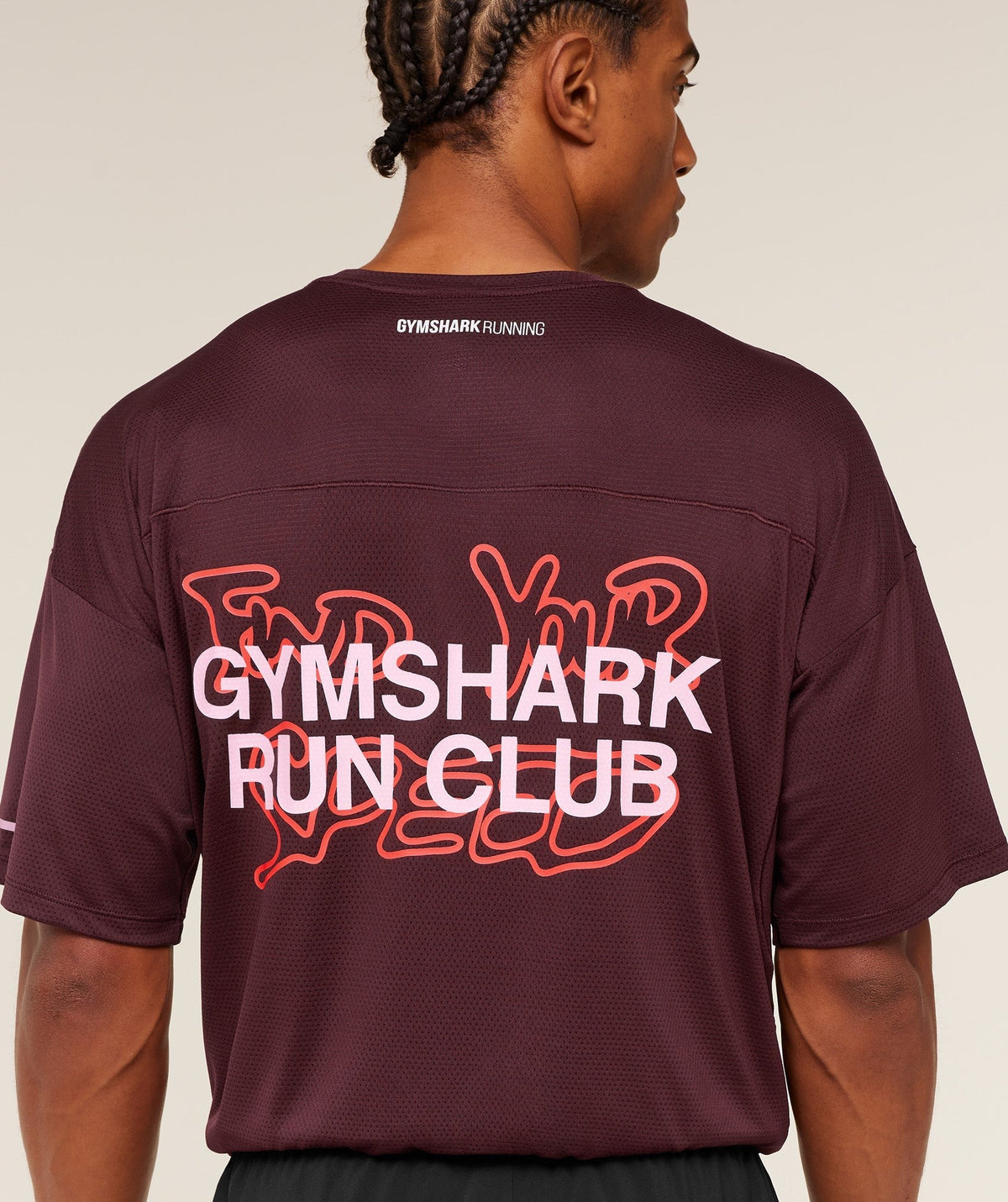 Gymshark Find Your Speed Tee - Rich Maroon