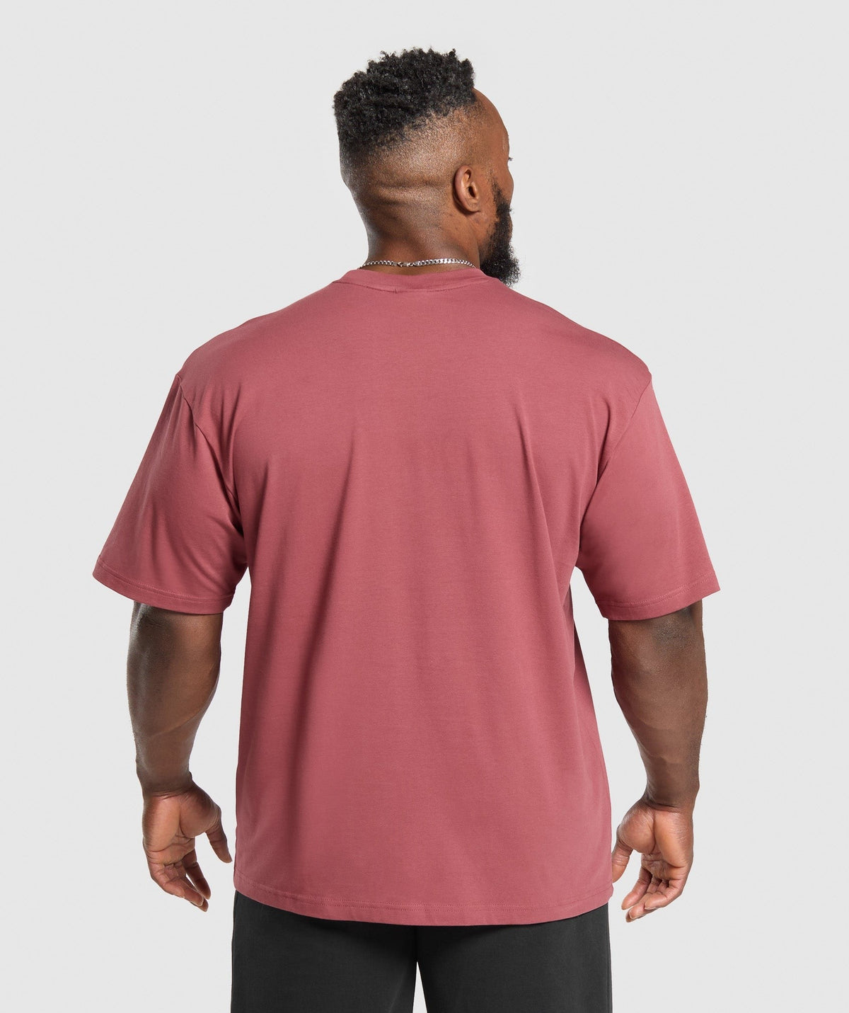 Gymshark Essential Short Sleeve Tee - Washed Berry Pink