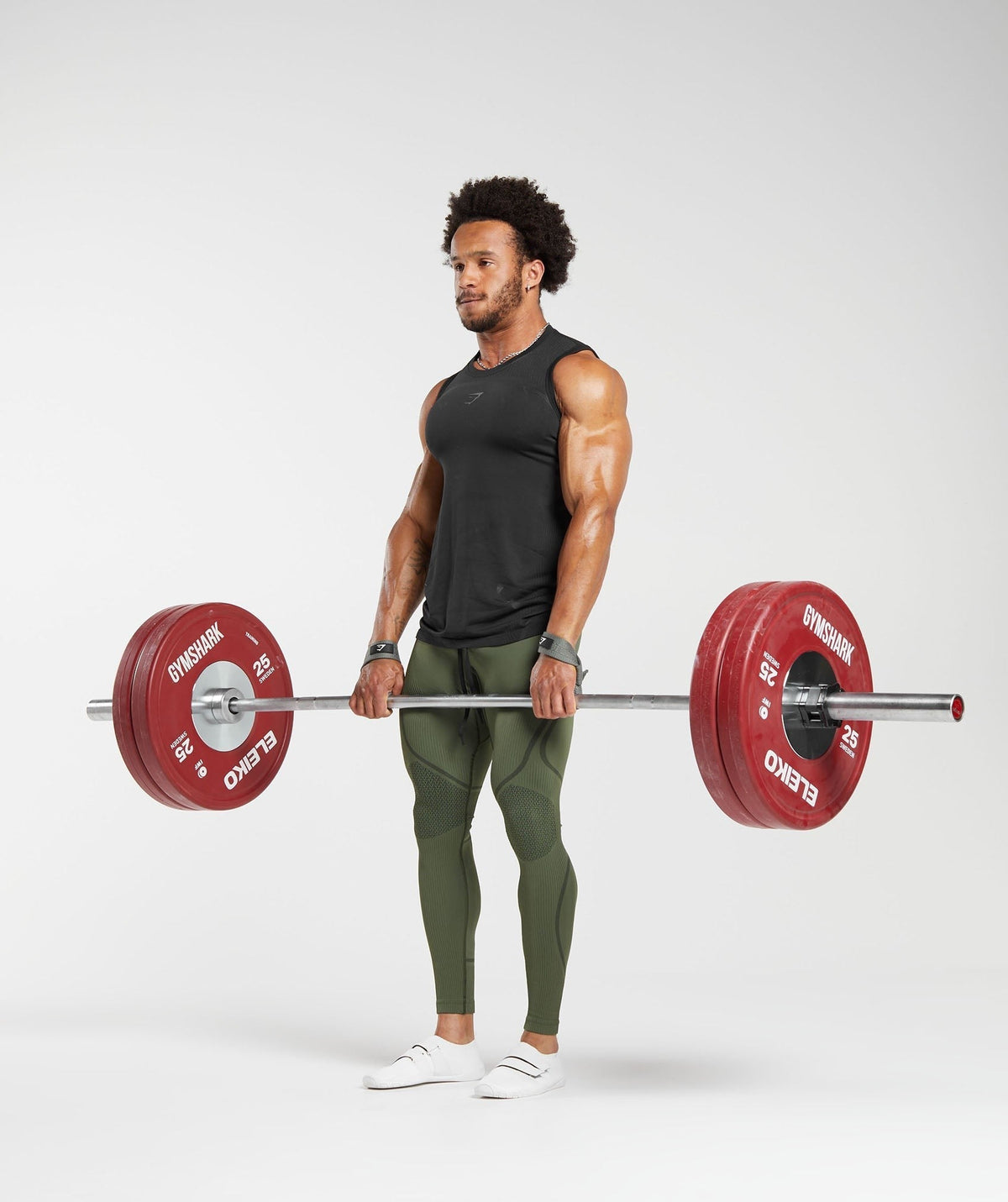 Gymshark 315 Seamless Tight - Winter Olive/Black
