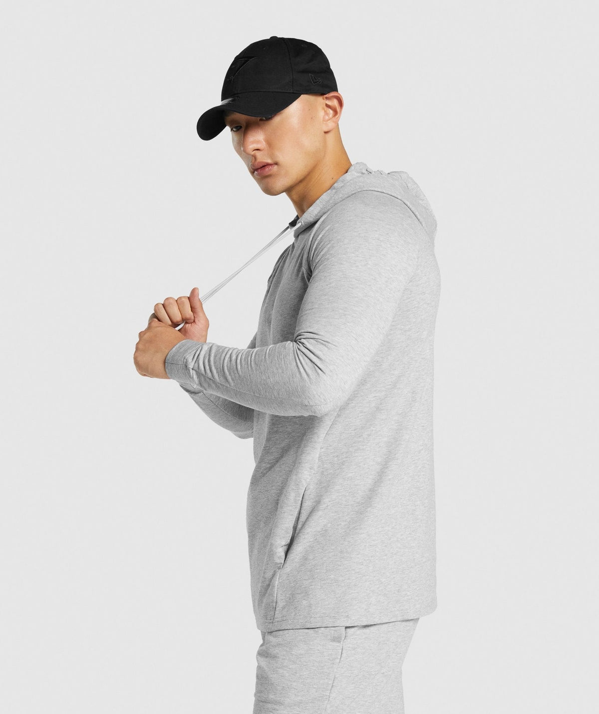 Gymshark Critical Hoodie - Light Grey Core Marl