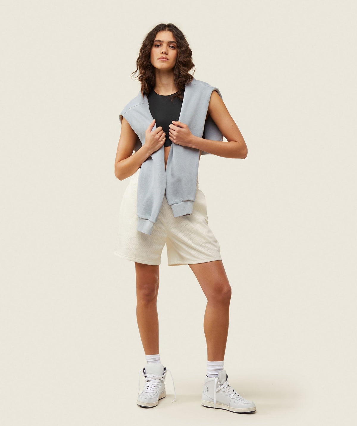 Gymshark Comfort Mesh Basketball Short - Soft White