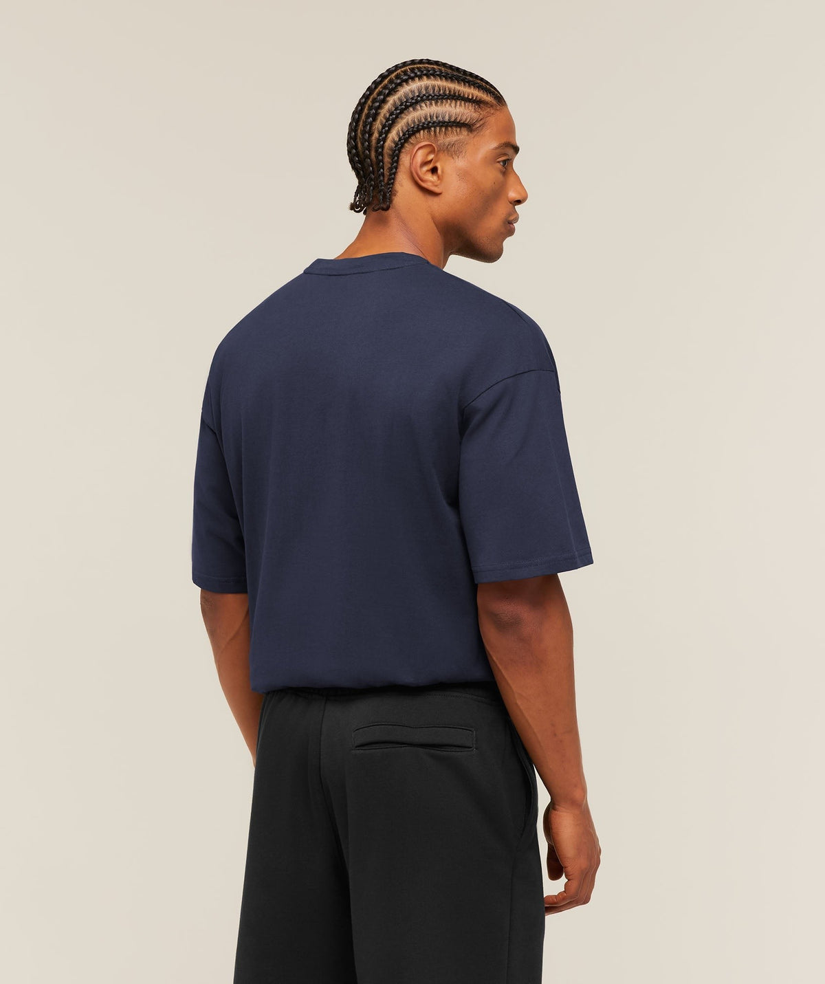 Gymshark Crest Oversized Tee - Heavy Blue