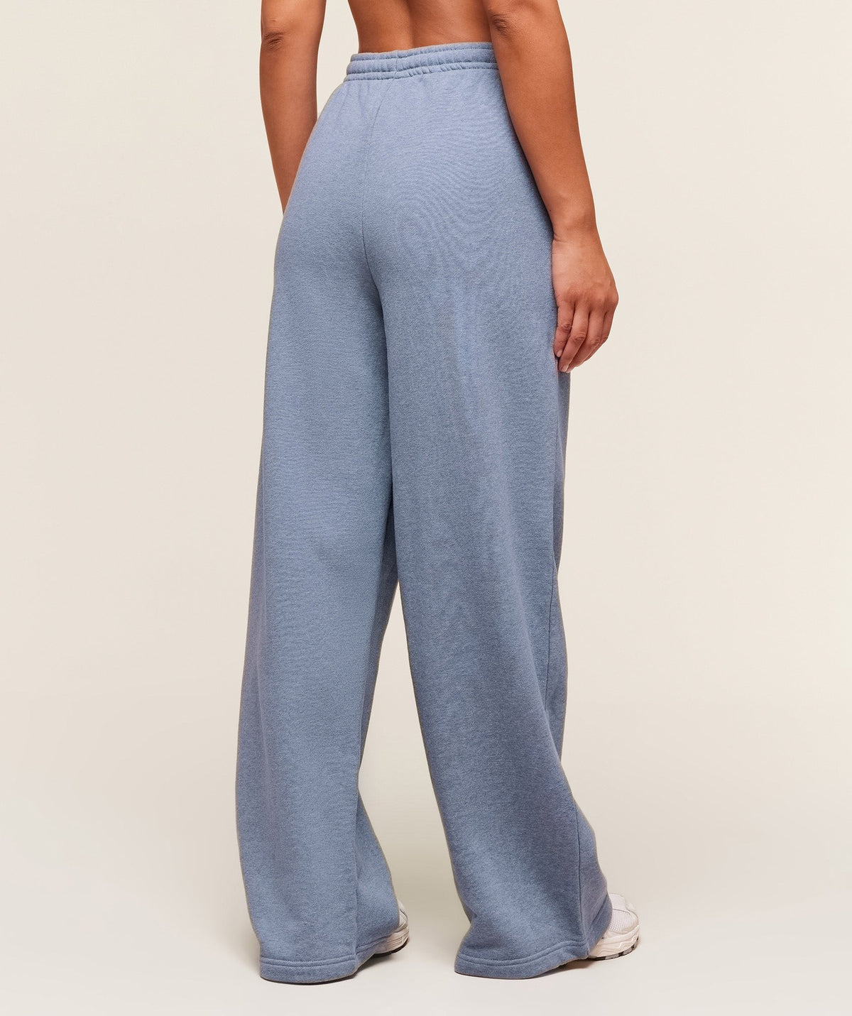 Gymshark Rest Day Sweats 2.0 Wide Leg Joggers - Bros Worn Blue Marl