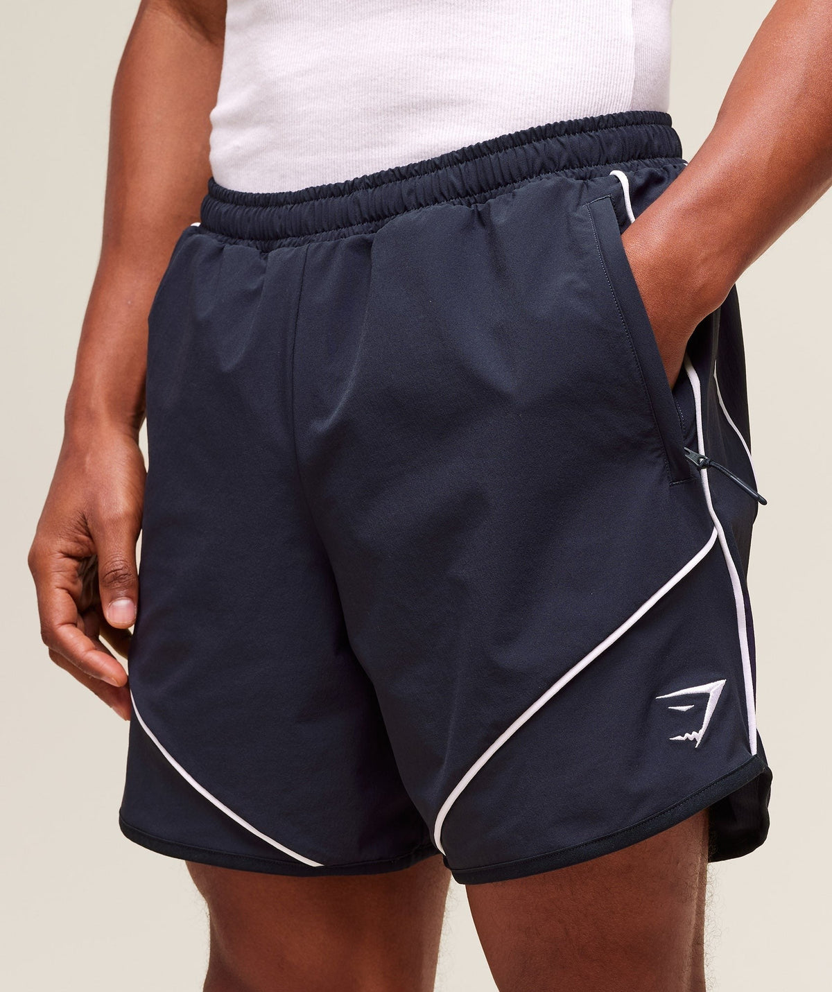 Gymshark Retro Short - Heavy Blue