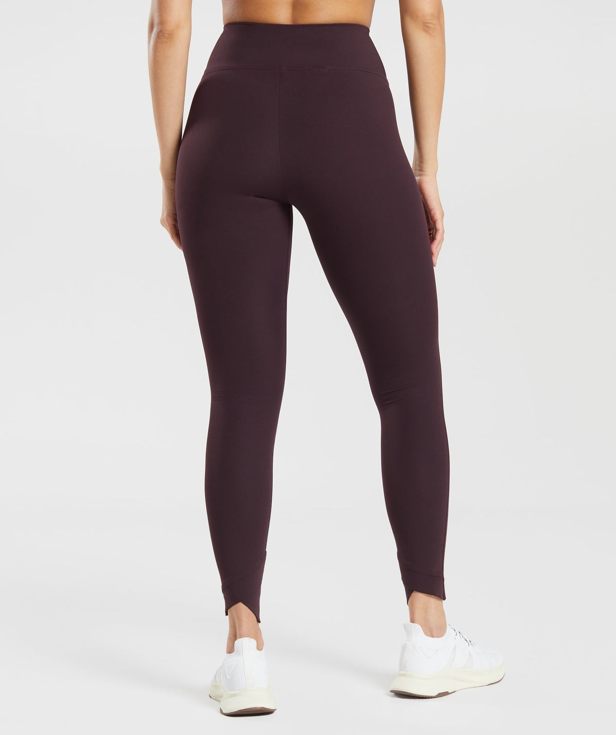 Gymshark Crossover Leggings - Plum Brown