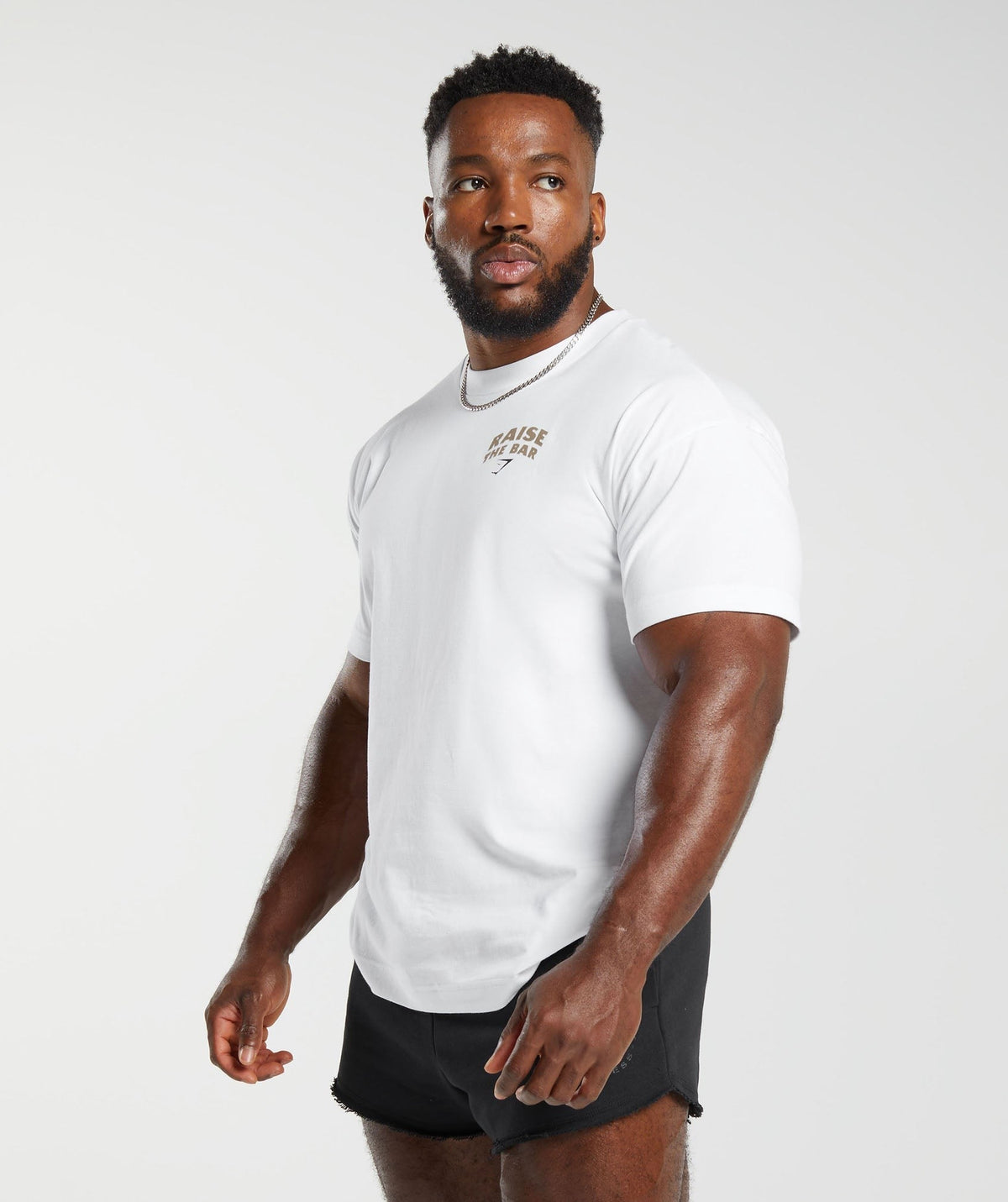 Gymshark Raise the Bar Tee - White