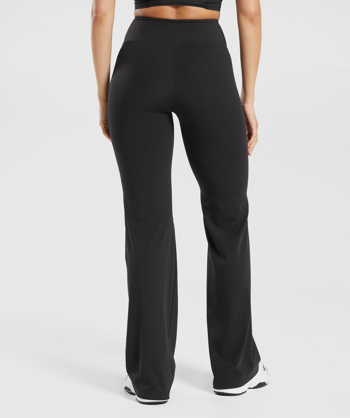 Gymshark Crossover Flared Regular Leggings - Black