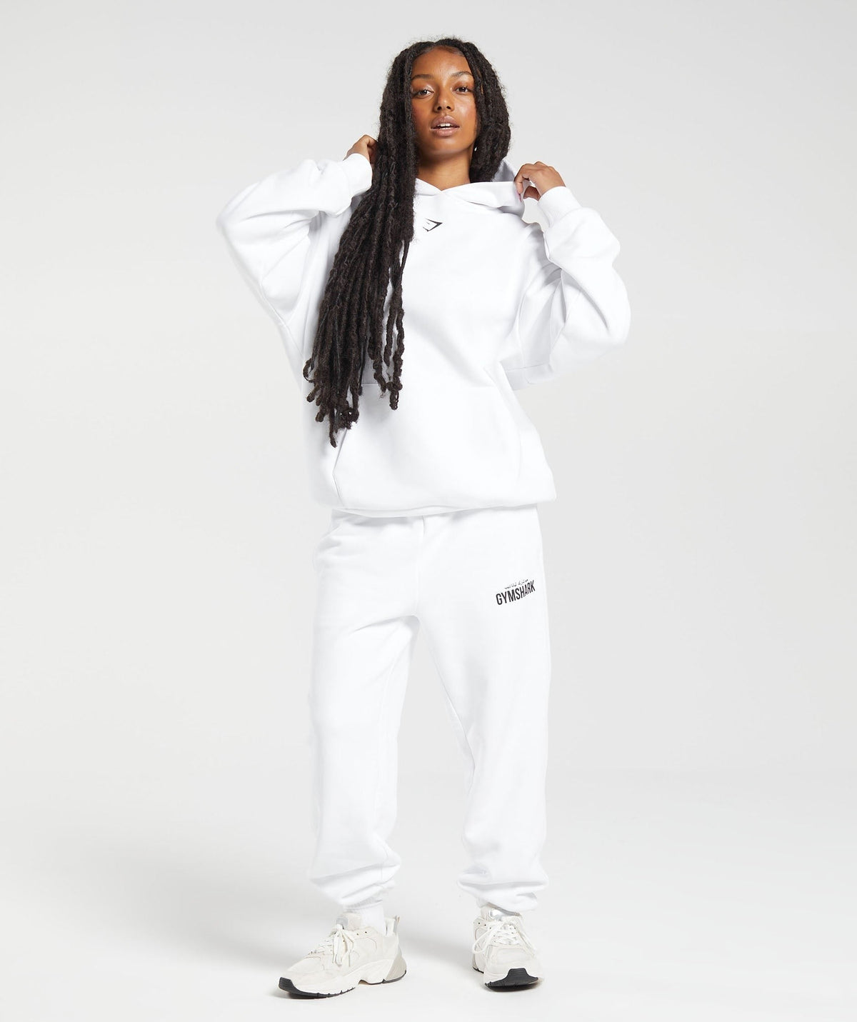 Gymshark x Leana Deeb Oversized Hoodie - White