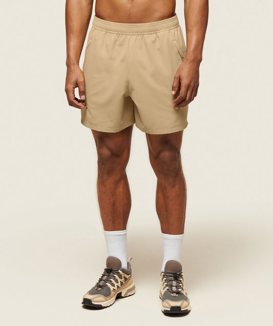 Gymshark Abstract Lightweight Running Shorts - Deep Fawn Brown