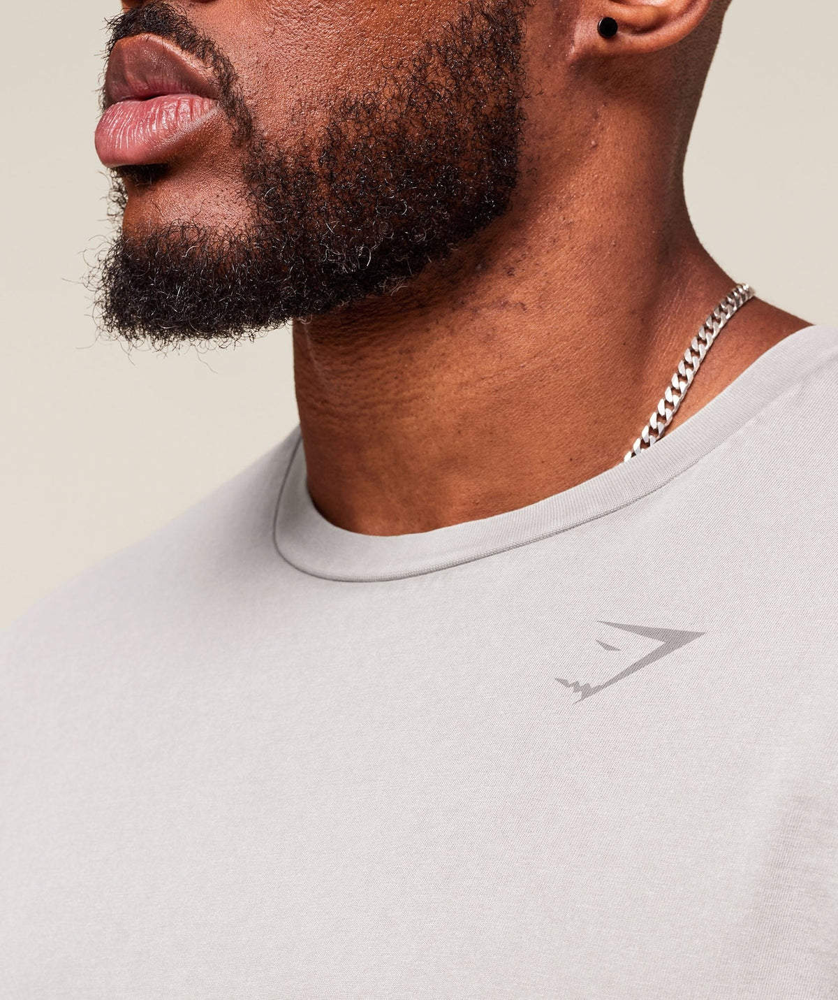 Gymshark Power Washed Tee - Smokey Grey/Acid Wash Small Ball