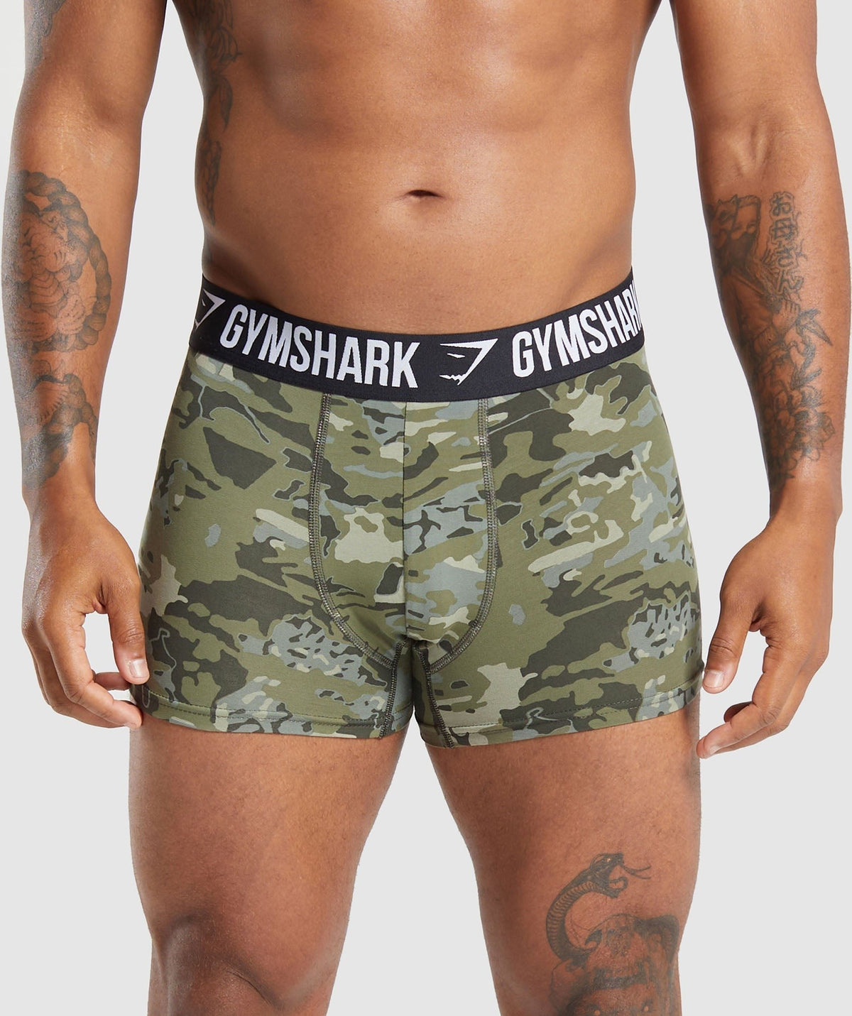Gymshark Boxer Brief - Chalk Green