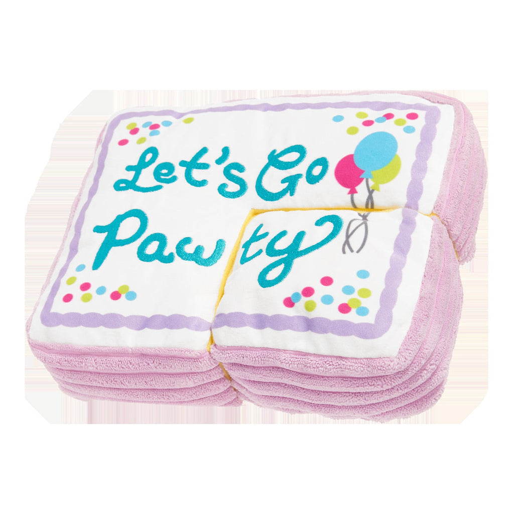 Piece Of Sheet Cake Plush Multi-Part Dog Toy