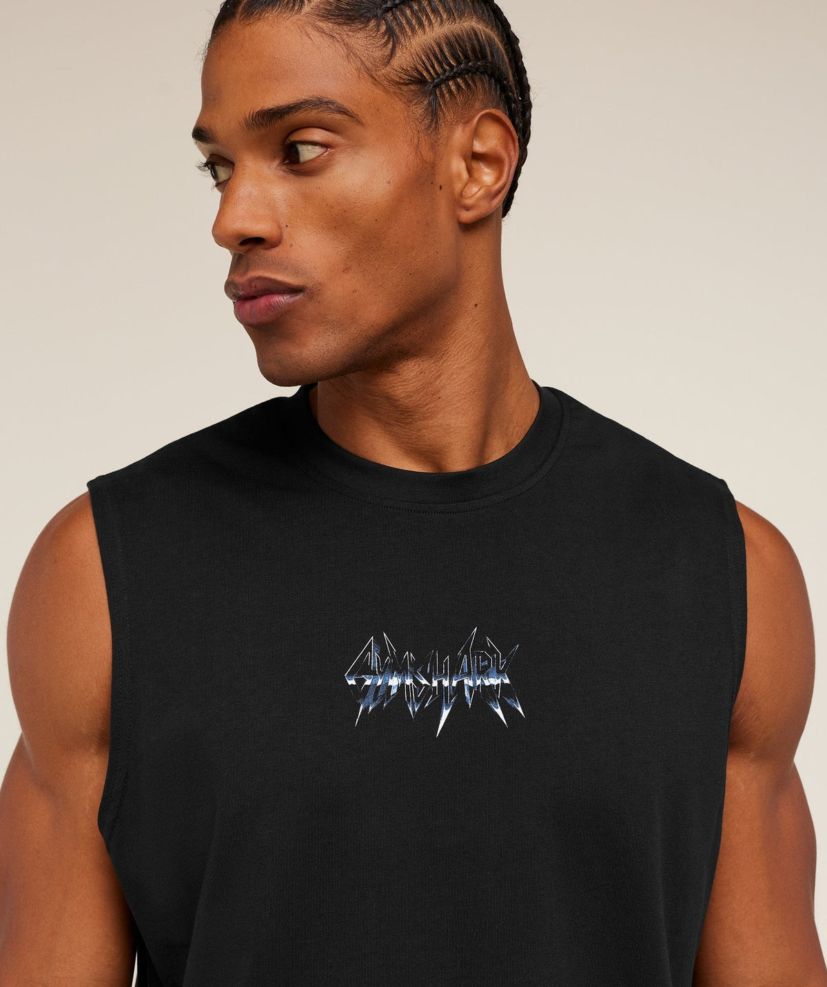 Gymshark Eagle Band Style Graphic Tank - Black