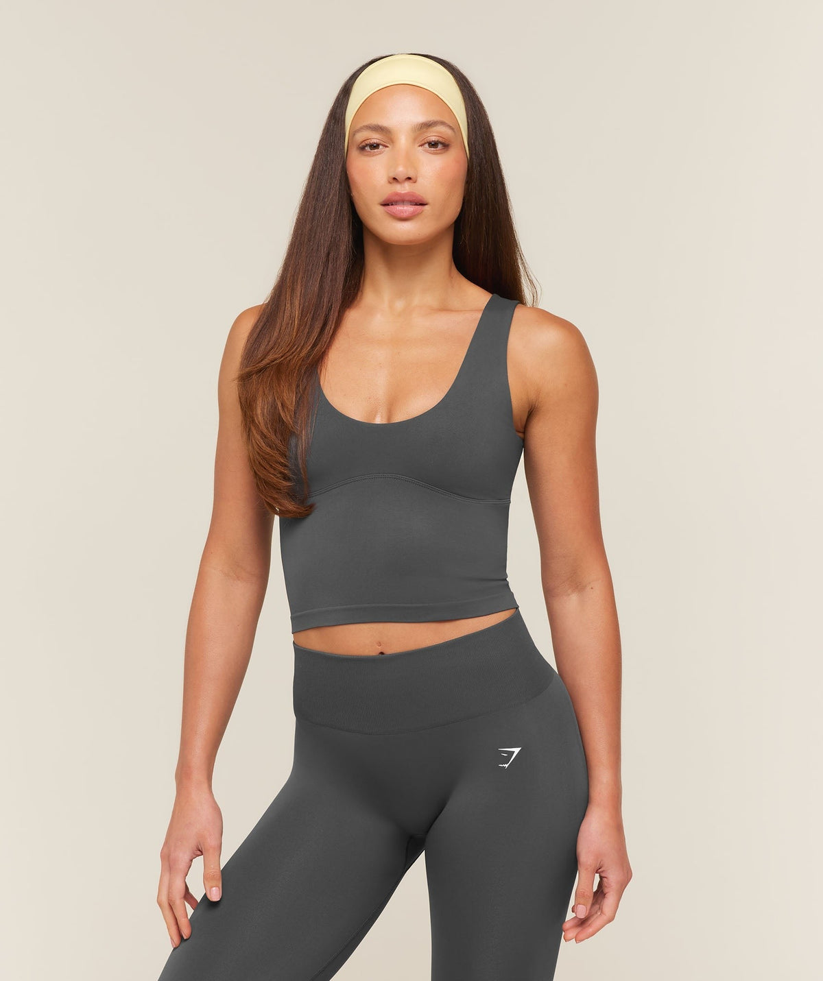 Gymshark Everyday Seamless Shelf Tank - Onyx Grey