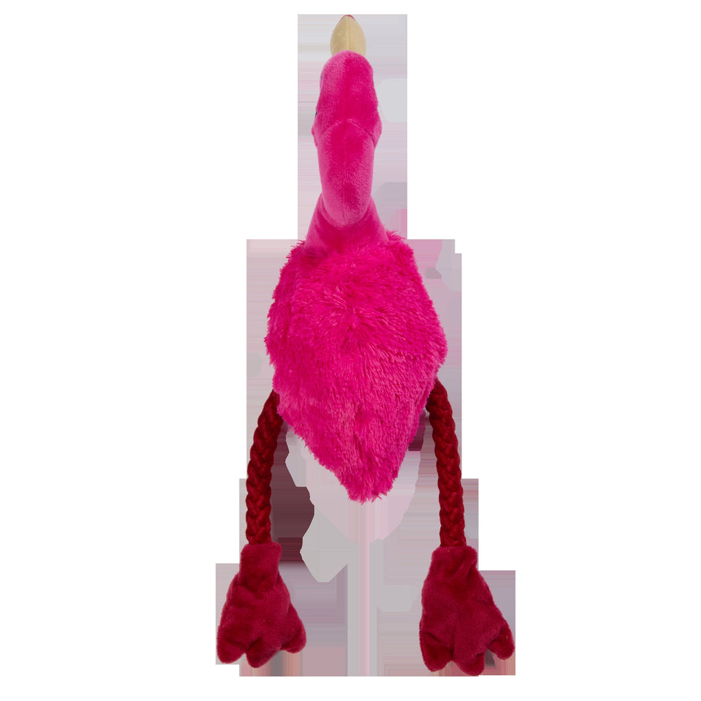 Fahari Flamingo Plush Tug Dog Toy