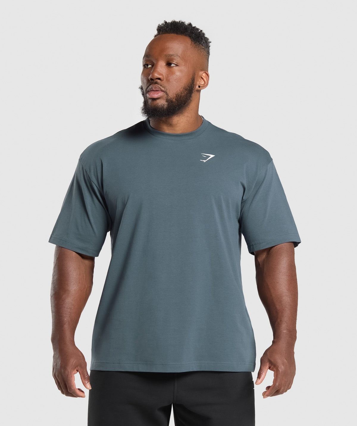 Gymshark Essential Short Sleeve Tee - Titanium Blue
