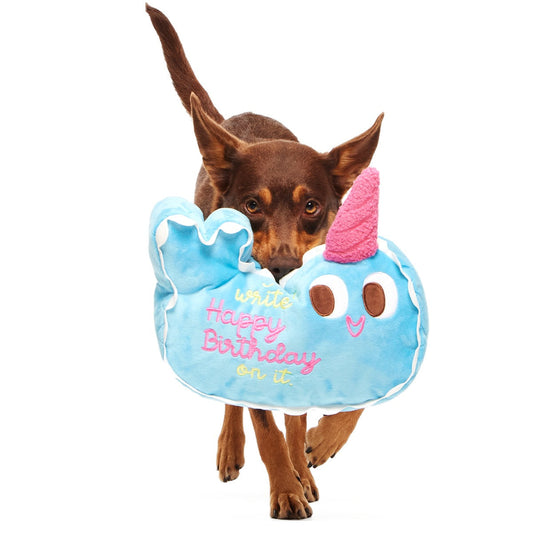 Pudgy the Narwhal Cake Plush Extra-Large Dog Toy